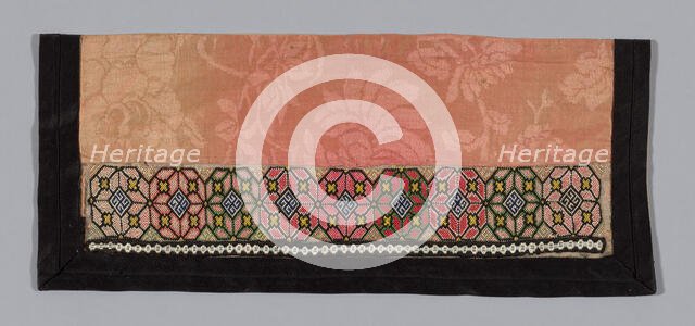Band (for Woman's Trousers), China, 1875/1900. Creator: Unknown.