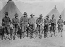 Soldiers at Texas City, between c1910 and c1915. Creator: Bain News Service.