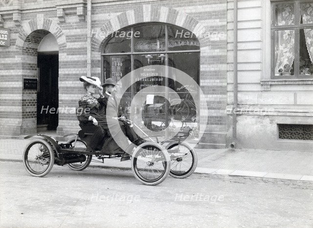 Allvelo car, Landskrona, Sweden, 1904. Artist: Unknown