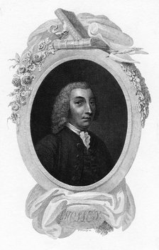 Tobias George Smollett, 18th century Scottish-born British novelist, 1803. Artist: Anon