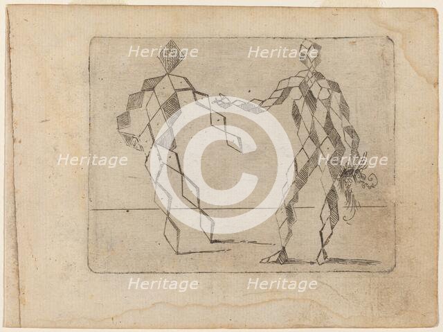 From "Bizzarie di varie Figure", 1624. Creator: Giovanni Battista Bracelli.