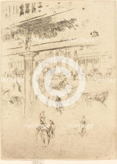 Regent's Quadrant, 1880/1881. Creator: James Abbott McNeill Whistler.