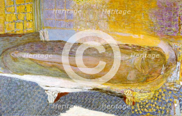 'Nude in the Bath', 1936. Artist: Pierre Bonnard