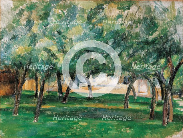Farm in Normandy, 1885-1886. Artist: Cézanne, Paul (1839-1906)