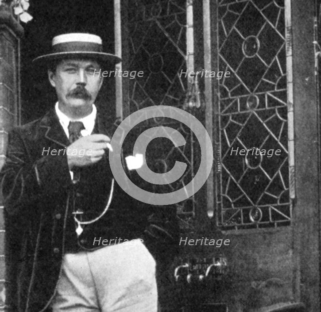 Arthur Conan Doyle, Scottish writer, c1900. Artist: Unknown