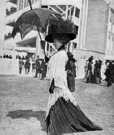 Ascot fashion, 1913 (1951). Artist: Unknown