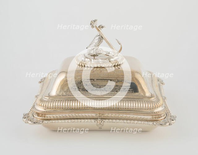 Entree Dish with Cover from the Hood Service, London, 1806/07. Creator: Paul Storr.