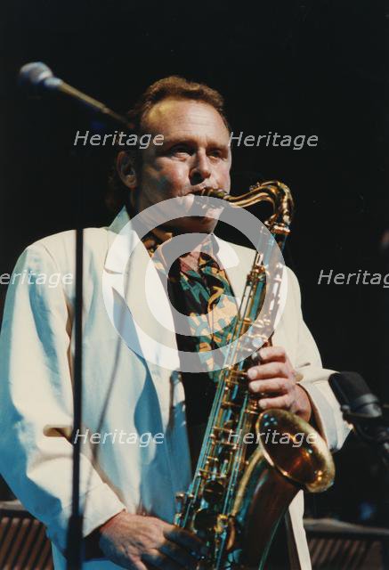 Stan Getz, North Sea Jazz Festival, The Hague, Holland, 1990. Creator: Brian Foskett.