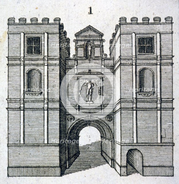 Aldgate, London, c1800(?). Artist: Anon