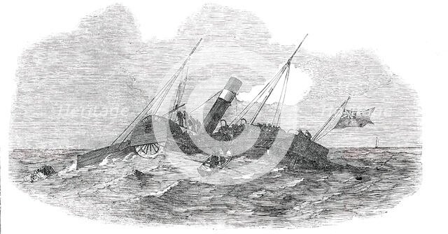 Wreck of the "Superb" Steamer, 1850. Creator: Unknown.