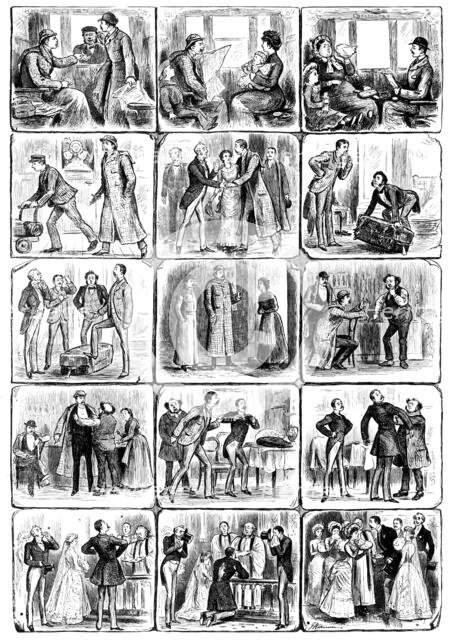 My Matrimonial Suit, drawn by J. P. Atkinson, 1883. Creator: Unknown.