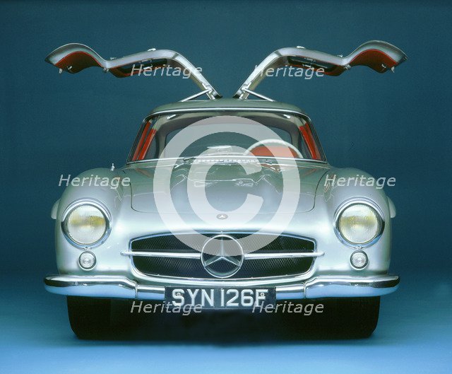 1957 Mercedes Benz 300 SL Gullwing. Artist: Unknown.
