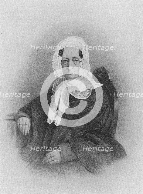 Sara Levy, born Itzig (1761-1854), c. 1850.