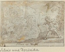 Silvio and Dorinda, 1640. Creator: Johann Wilhelm Baur.