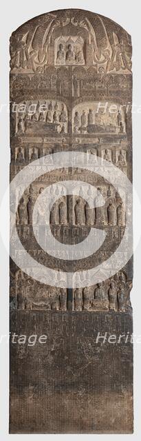 Buddhist Votive Stele, Western Wei dynasty (A.D. 535-557), dated A.D. 551. Creator: Unknown.