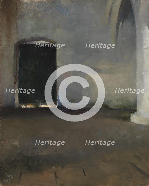 The Door, 1884. Creator: Helene Schjerfbeck.