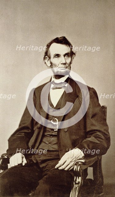 Abraham Lincoln, 16th President of the United States, 1860s. Artist: Unknown