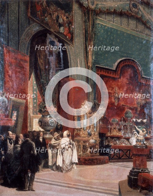 'Abd al-Kadir Visits the Exposition Universelle de Paris', 1855.  Artist: Prosper Lafaye