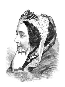 The late Mrs. S. C. Hall, 1881. Creator: Unknown.