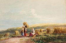 Harvesting, 1832-51. Creator: David Cox the Elder.