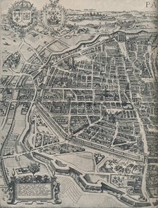 Plan of Paris, c1630 (1915). Artist: Unknown.