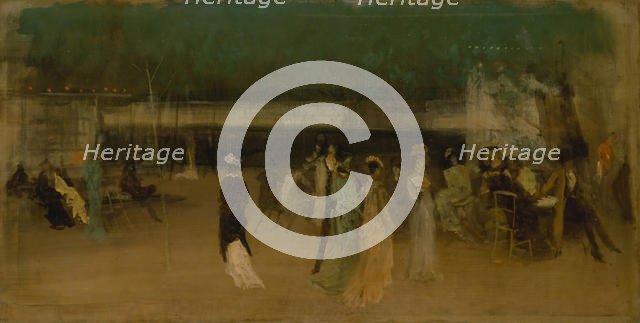 Cremorne Gardens, No. 2, ca. 1870-80. Creator: James Abbott McNeill Whistler.