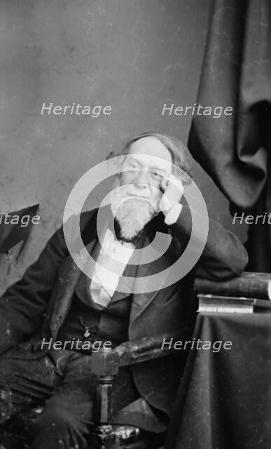 Prof. Alexander Dallas Bache, between 1855 and 1865. Creator: Unknown.