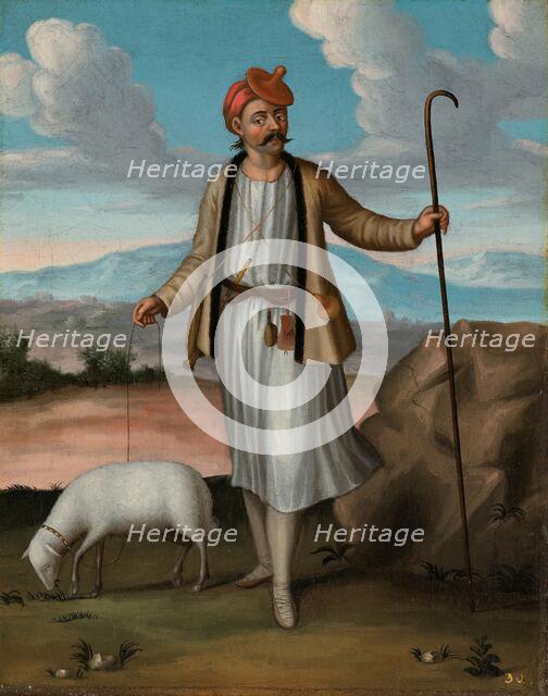 Albanian Herdsman, 1700-1737. Creator: Workshop of Jean Baptiste Vanmour.