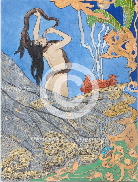 Illustration to "Salammbô" by Gustave Flaubert, 1893. Creator: Prouvé, Victor (1858-1943).