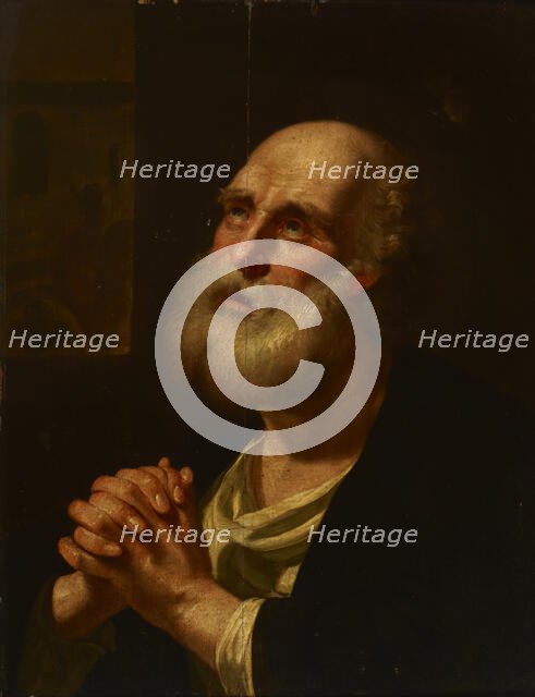 Saint Peter, 1742. Creator: Balthasar Denner.