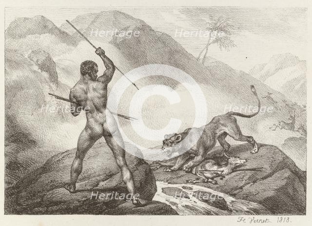 African Hunter (Chasseur Africain), 1818. Creator: Horace Vernet (French, 1789-1863).