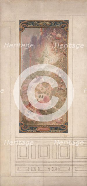 Esquisse pour la salle des fêtes de la mairie du 10ème arrondissement : Les jouets, 1906. Creator: Louis Beroud.