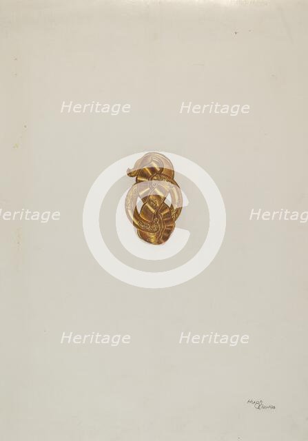 Brooch, c. 1938. Creator: Hugh Clarke.