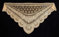 Shawl, Belgian, 1860-70. Creator: Unknown.