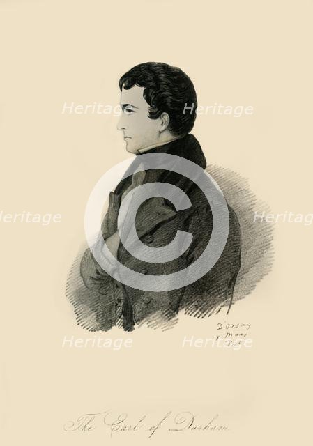 'The Earl of Durham', 1834. Creator: Richard James Lane.