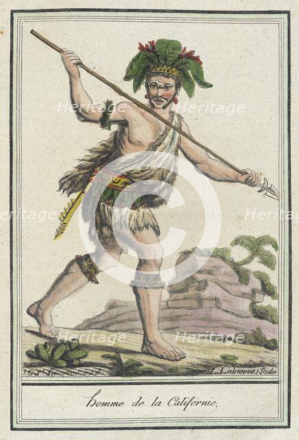 Costumes de Différents Pays, 'Homme de la Californie', c1797. Creator: Jacques Grasset de Saint-Sauveur.