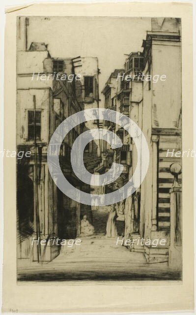 Street in Cairo, 1910. Creator: David Young Cameron.