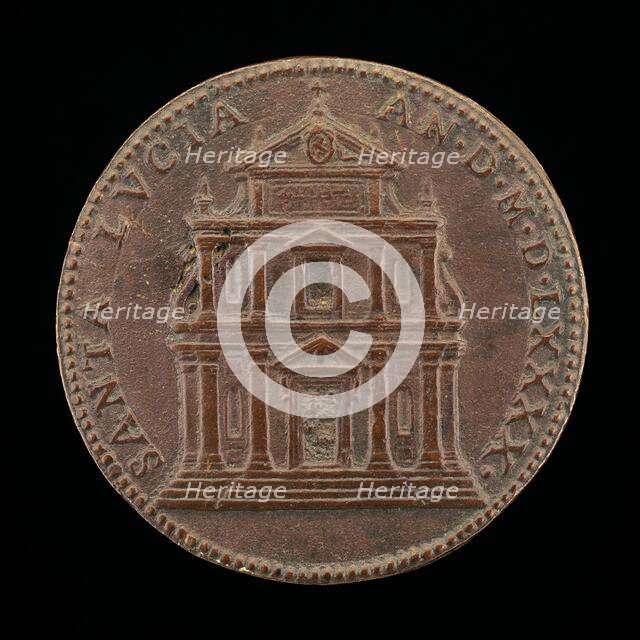 Santa Lucia at Grottamare [reverse], 1590. Creator: Domenico Poggini.