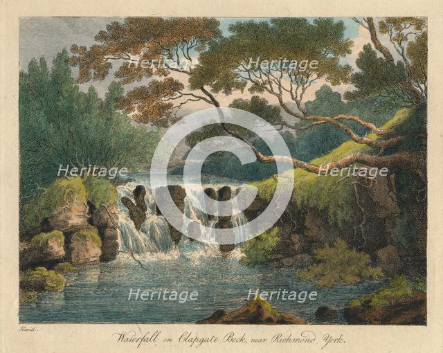 'Waterfall on Clapgate Beck, near Richmond, York', late 18th-early 19th century.  Creator: Samuel Howitt.