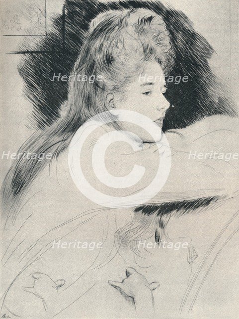 'Etude', c1890, (1894). Artist: Paul Helleu.