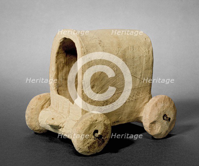 Wagon model, c2000BC. Artist: Unknown.