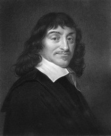Rene Descartes, 17th century French philosopher and mathematician, (1836).Artist: W Holl