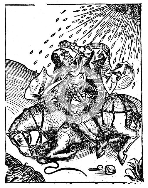 Conversion of St Paul on the road to Damascus, 1493. Artist: Unknown