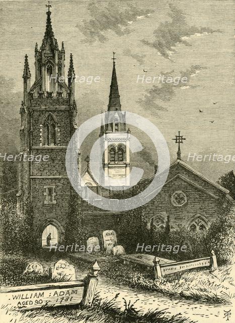 'The Mortuary Chapel and New Church, Woburn', 1898. Creator: Unknown.