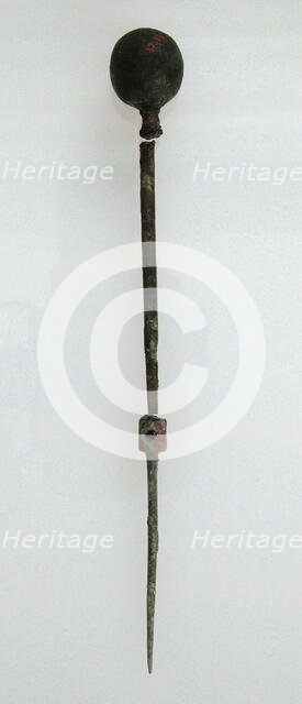 Hairpin, Frankish, 500-700. Creator: Unknown.