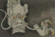 Dragon (Ryu). From the series "A World of Things (Momoyogusa)", 1909-1910. Creator: Sekka, Kamisaka (1866-1942).