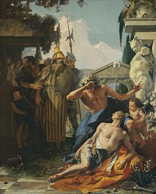 The Death of Hyacinthus, 1752. Creators: Giovanni Battista Tiepolo, Ovid.