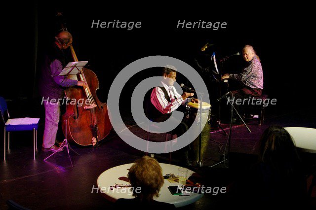 Geoff Castle, Val Mannix and Frank Holder, Hawth, Crawley, West Sussex, March 19, 2017. Artist: Brian O'Connor.