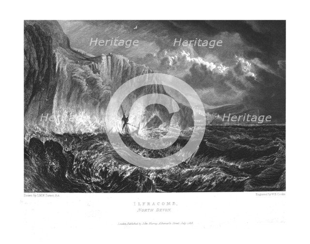 'Ilfracomb, North Devon',  c1818. Creator: William Bernard Cooke.