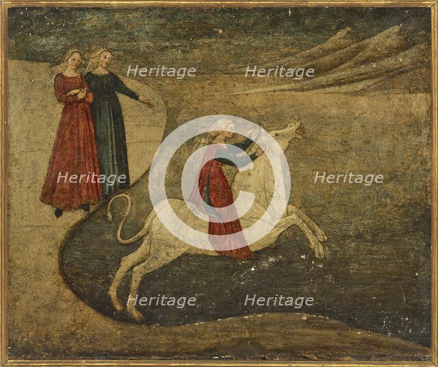 The Rape of Europa. Creator: Master of 1441 (active Mid of 15th cen.).